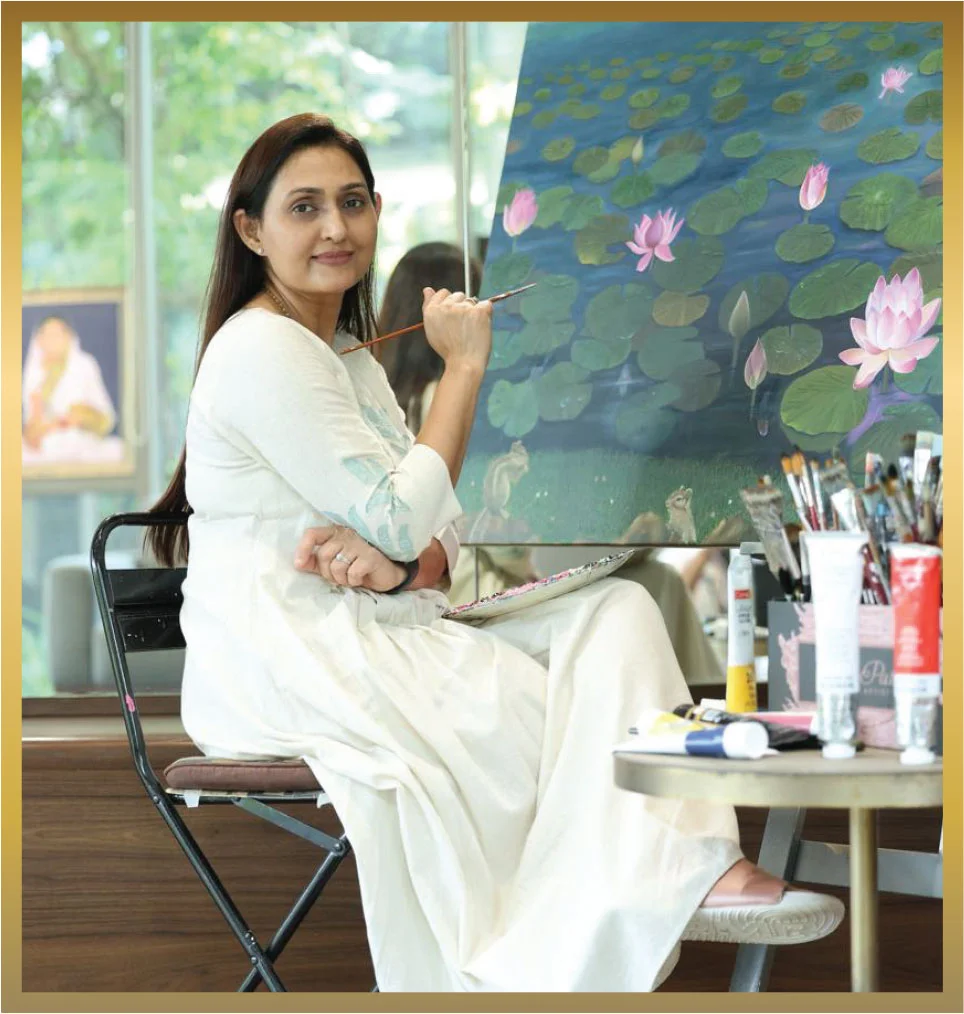 Sima Patel — Artist at Work